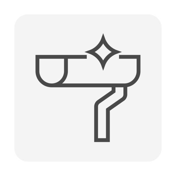 Gutter cleaning icon