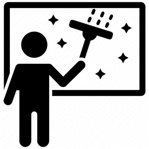Window cleaning icon
