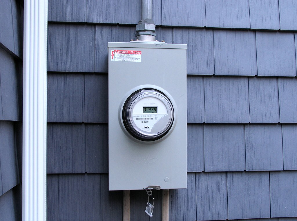 High-pressure water cleaning can damage exterior electrical panels, meters, and components.