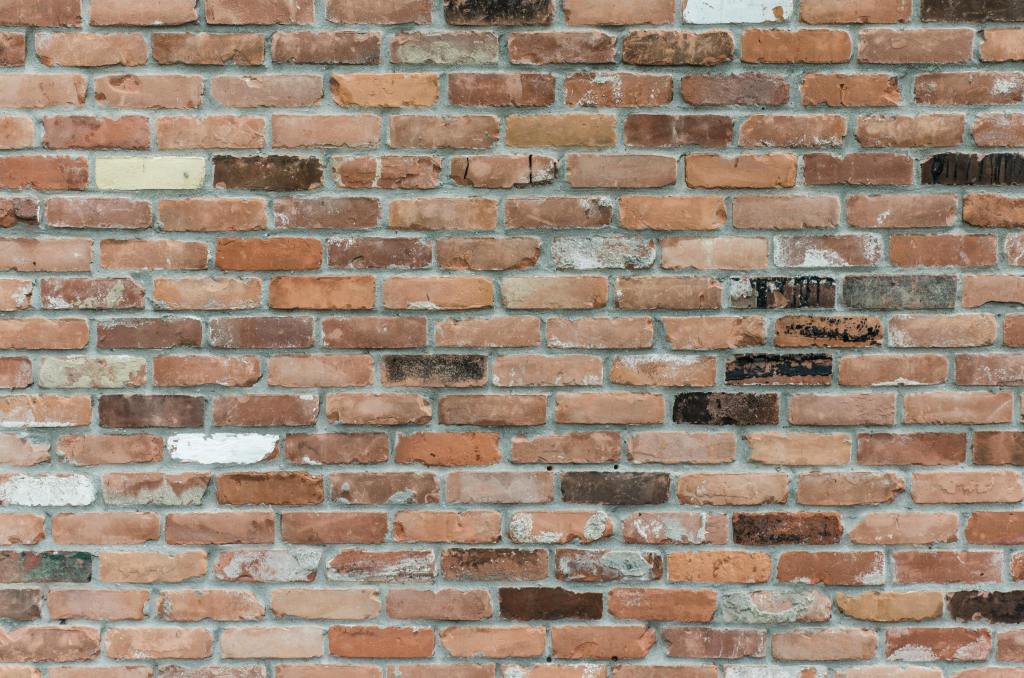 Mortar joints in brick and block walls can be damaged by using too much pressure during cleaning.